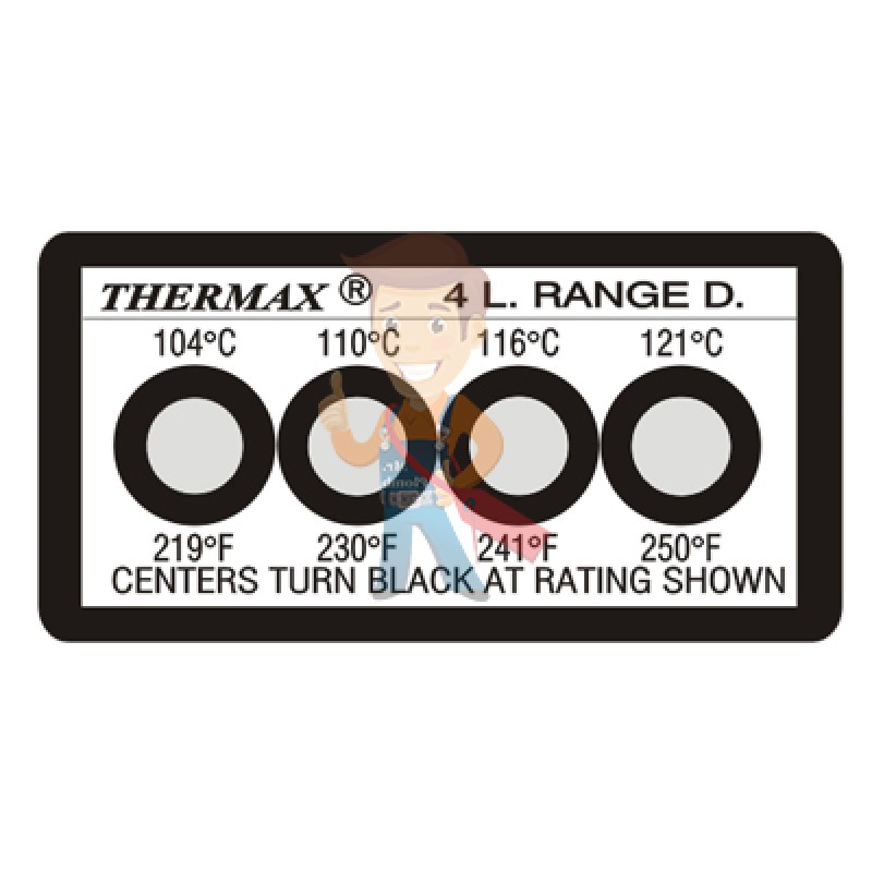 Термоиндикаторная наклейка Thermax 4 - фото 3