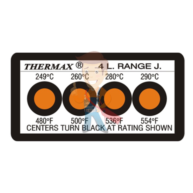 Термоиндикаторная наклейка Thermax 4 - фото 9