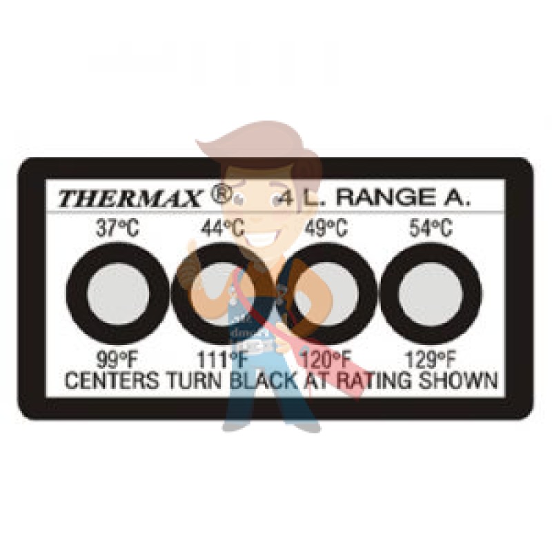 Термоиндикаторная наклейка Thermax 4