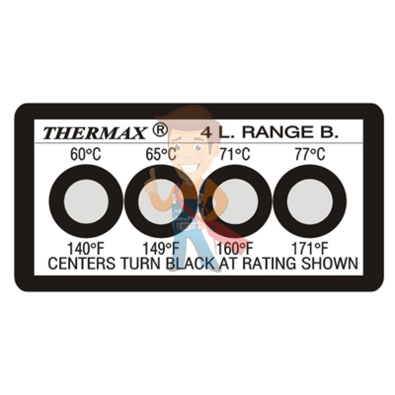 Термоиндикаторная наклейка Thermax 4 - фото 1