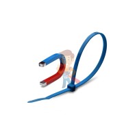 Подвес крепления кабеля ПКТ 160 (100шт) - Стяжки кабельные КСС "Magnetic" 4х150 (син) (100 шт)