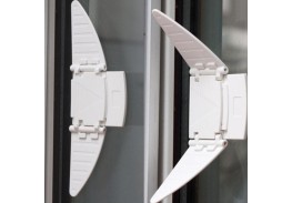 Блокиратор-бабочка для раздвижных окон и шкафов-купе, 2 шт.