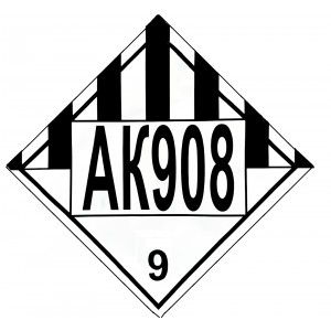 Знак опасности АК 908