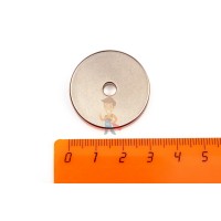 Неодимовый магнит пруток 11.5х12 мм, N35H - Неодимовый магнит кольцо 30х5х5 мм, N33EH