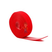Многоразовая нейлоновая лента-липучка Forceberg Home & DIY 16 мм для стяжки и подвязки, красная, 5 м - Многоразовая нейлоновая лента-липучка Forceberg Home & DIY 25 мм для стяжки и подвязки, красная, 5 м