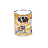 Грифельная краска Siberia 1 литр, коричневый, на 5 м² - Магнитная краска MagPaint 1 литр, на 2 м²