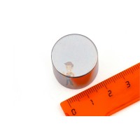 Неодимовый магнит диск 9х2 мм - Неодимовый магнит диск 22.6х20 мм, N45