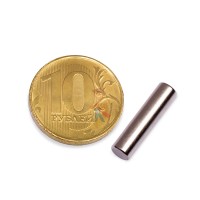 Неодимовый магнит диск 10х1.2 мм, N35 - Неодимовый магнит пруток 5х20 мм