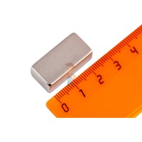 Неодимовый магнит конус 10/5х4 мм, 6шт, Forceberg - Неодимовый магнит прямоугольник 25,4х12,5х9,3 мм, N42H