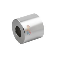 Неодимовый магнит диск 25х8 мм - Неодимовый магнит кольцо 45х20х40 мм, диаметральное