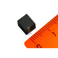 Ферритовый магнит диск 25х3 мм с клеевым слоем - Ферритовый магнит прямоугольник 6.2х6.2х7 мм