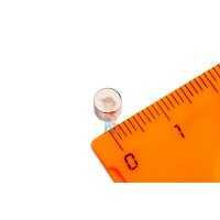 Неодимовый магнит диск 8х1 мм, N45 - Неодимовый магнит диск 5х4 мм