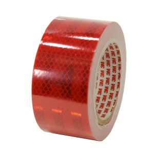 Лента светоотражающая 3M 983-72, алмазного типа, красная, 53,5 мм х 10 м