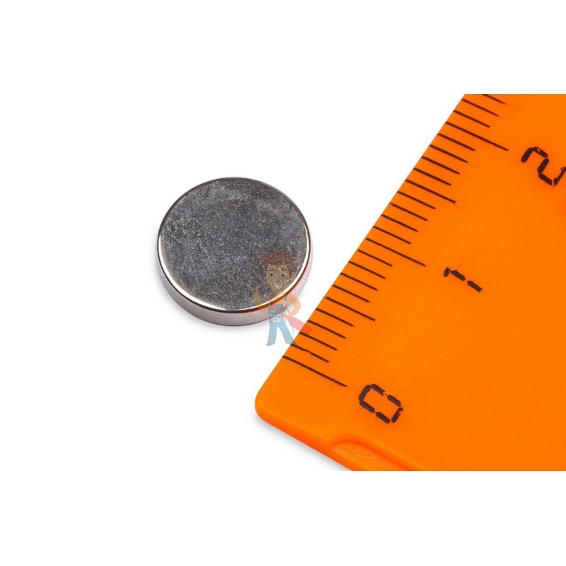Неодимовый магнит - диск 10х2мм, 16шт, Forceberg - фото 1
